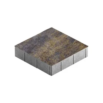Тротуарная плитка Steingot Плита Квадрат Color Mix Сафари 400х400 мм толщина 80 мм