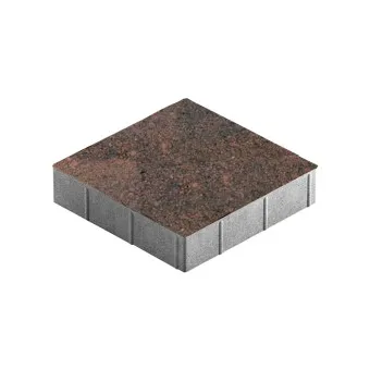 Тротуарная плитка Steingot Плита Квадрат Color Mix Тигр 400х400 мм толщина 80 мм