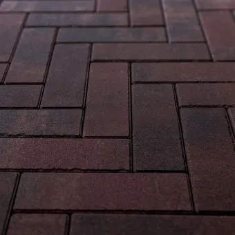 Тротуарная плитка Steingot Хессен Color Mix Эмбер толщина 80 мм