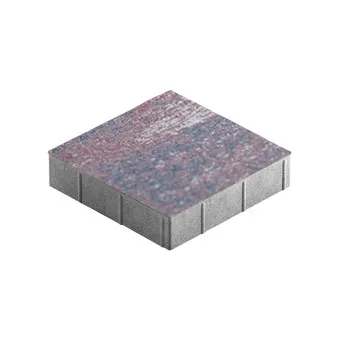 Тротуарная плитка Steingot Плита Квадрат Color Mix Аметист 400х400 мм толщина 80 мм