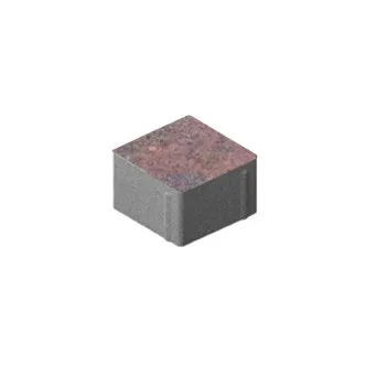 Тротуарная плитка Steingot Квадрат Color Mix Клинкер 100х100 мм толщина 60 мм