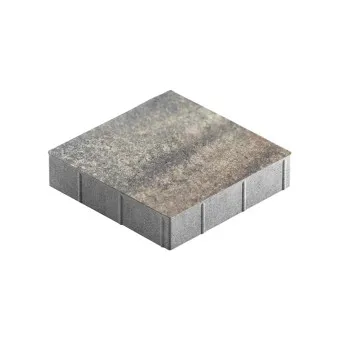 Тротуарная плитка Steingot Плита Квадрат Color Mix Штайн Браун 400х400 мм толщина 80 мм