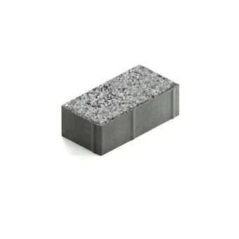 Тротуарная плитка Steingot Прямоугольник 200х100 мм Granit Premium Fumo Bello толщина 60 мм