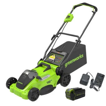 Газонокосилка аккумуляторная Greenworks GD40LM16XK4 (арт. 2517907UB)