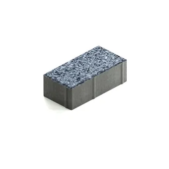 Тротуарная плитка Steingot Прямоугольник 200х100 мм Granit Premium Grafito Scuro толщина 60 мм