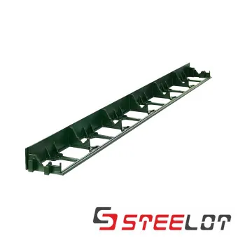 Пластиковый бордюр STEELOT 1000х80х45 мм зелёный
