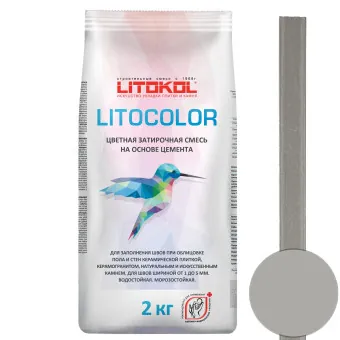 Затирка Litokol Litocolor L.10 светло-серая 2 кг