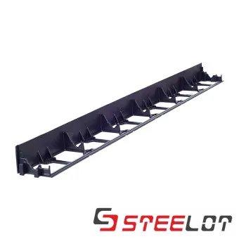 Пластиковый бордюр STEELOT 1000х80х58 мм чёрный