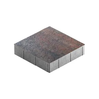 Тротуарная плитка Steingot Плита Квадрат Color Mix Штайн Ферро 400х400 мм толщина 80 мм