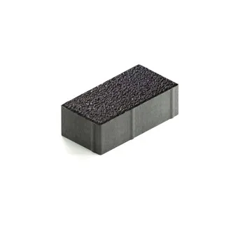 Тротуарная плитка Steingot Прямоугольник 200х100 мм Granit Premium Stella Nero толщина 60 мм