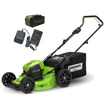 Газонокосилка аккумуляторная Greenworks GD60LM46HPK4 (арт. 2502807UB)