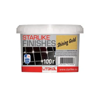 Добавка декоративная Litokol Starlike Finishes shining gold для затирки 100 г