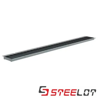 Решётка STEELOT SteeStart стальная ячеистая DN100 1000х136х20 мм B125
