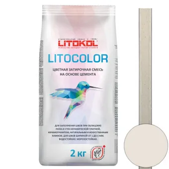 Затирка Litokol Litocolor L.20 жасмин 2 кг