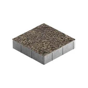 Тротуарная плитка Steingot Плита Квадрат Granit Premium Bruno 400х400 мм толщина 80 мм