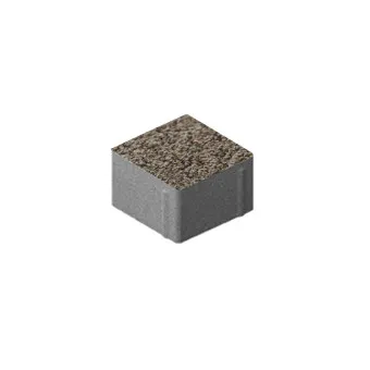 Тротуарная плитка Steingot Квадрат Granit Premium Bruno 100х100 мм толщина 60 мм
