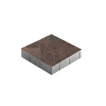 Тротуарная плитка Steingot Квадрат Color Mix Тигр 200х200 мм толщина 60 мм