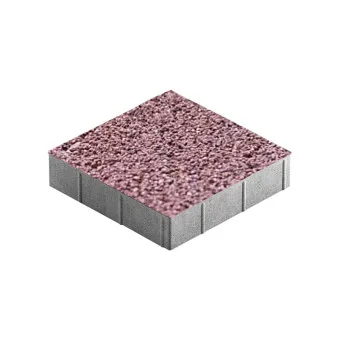 Тротуарная плитка Steingot Плита Квадрат Granit Premium Rosa Sardo 400х400 мм толщина 80 мм