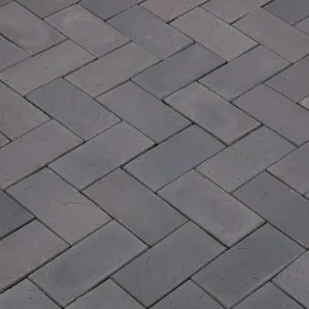 Брусчатка клинкерная LODE LHL Tybet серая 200x100x47 мм