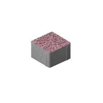 Тротуарная плитка Steingot Квадрат Granit Premium Rosa Sardo 100х100 мм толщина 60 мм
