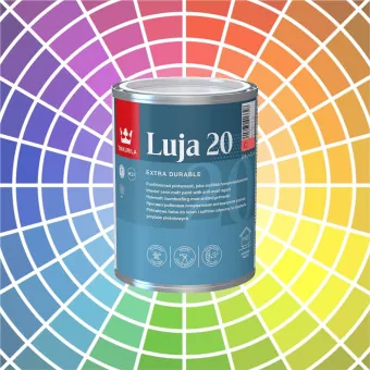 Краска Tikkivala (Tikkurila) Luja 20 для влажных помещений база С 0.9 л