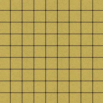 Тротуарная плитка Выбор КВАДРАТ А.3.К.4 Гладкий Желтый 100х100х40 мм