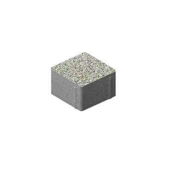 Тротуарная плитка Steingot Квадрат Granit Premium Terra Antica 100х100 мм толщина 60 мм