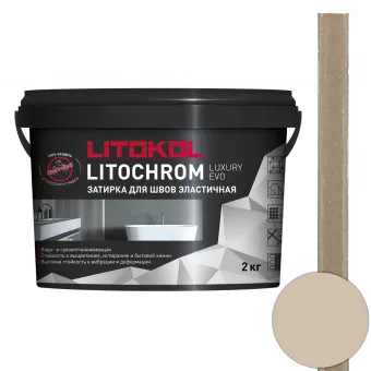 Затирка Litokol Litochrom Luxury EVO LLE.225 бежевая 2 кг