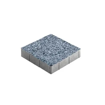 Тротуарная плитка Steingot Квадрат Granit Premium Grafito Scuro 200х200 мм толщина 60 мм