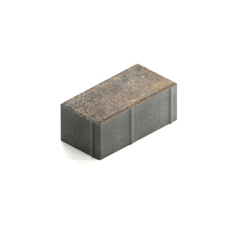 Тротуарная плитка Steingot Прямоугольник 200х100 мм Color Mix Штайн Бронз толщина 80 мм