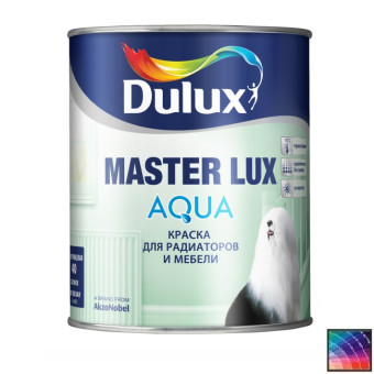 Краска Dulux Master Lux Aqua 40 для мебели и радиаторов база BC 0,93 л