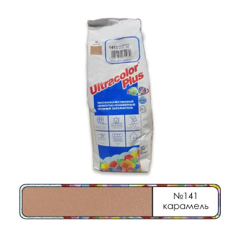 Затирка Mapei Ultracolor Plus №141 карамель 2 кг