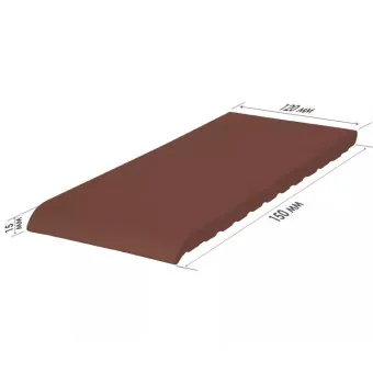 Клинкерная плитка King Klinker для подоконников Natural brown 03 150х120х15 мм
