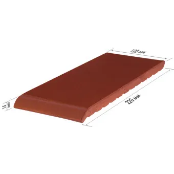 Клинкерная плитка King Klinker для подоконников Note of cinnamon 06 220х120х15 мм