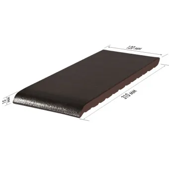 Клинкерная плитка King Klinker для подоконников Onyx Black 17 310х120х15 мм