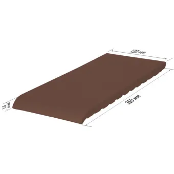 Клинкерная плитка King Klinker для подоконников Natural Brown 03 350х120х15 мм