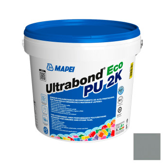 Клей Mapei Ultrabond Eco PU 2K Grigio для плитки и камня серый 10 кг