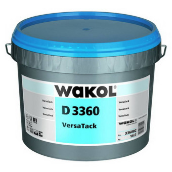 Клей универсальный WAKOL D 3360 VersaTack для ковролина и линолеума 14 кг