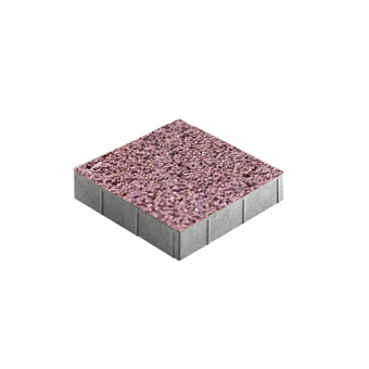 Тротуарная плитка Steingot Квадрат Granit Premium Rosa Sardo 200х200 мм толщина 60 мм