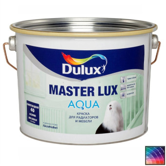 Краска Dulux Master Lux Aqua 40 для мебели и радиаторов база BC 2,32 л
