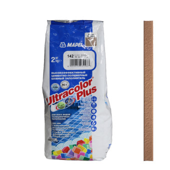 Затирка Mapei Ultracolor Plus №142 коричневая 2 кг