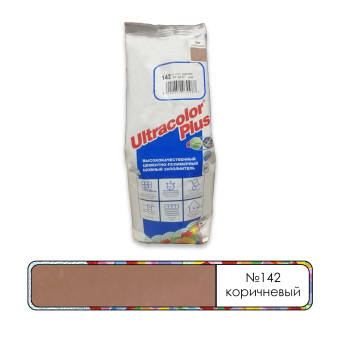 Затирка Mapei Ultracolor Plus №142 коричневая 2 кг