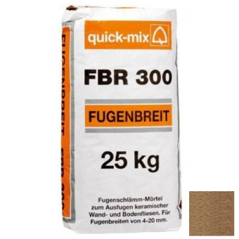 Затирка цементная Quick-mix FBR 300 Фугенбрайн карамель 25 кг Затирка цементная Quick-mix FBR 300 Фугенбрайн карамель 25 кг