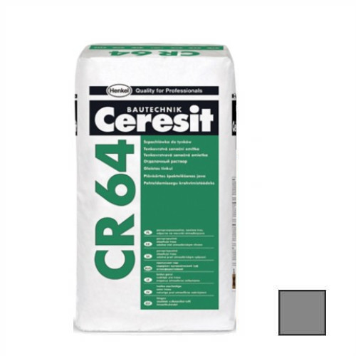 Шпаклёвка Ceresit CR 64 финишная серая 25 кг
