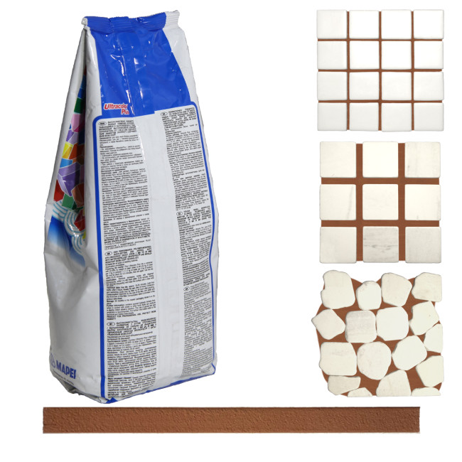 Затирка Mapei Ultracolor Plus №143 терракотовая Мапей Ультраколор Плюс фасовка 2 кг купить 