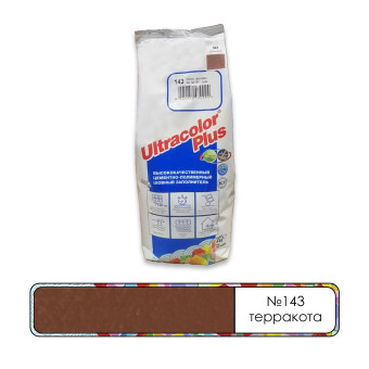 Затирка Mapei Ultracolor Plus №143 терракотовая 2 кг