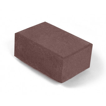 Брусчатка Нобетек 1П8Ф п/п серый цемент красно-коричневая 210х140х80 мм