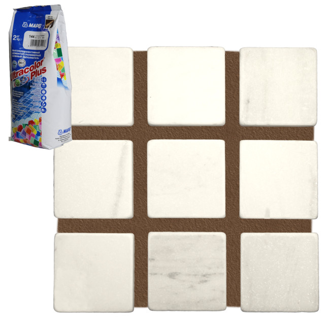 Затирка Mapei Ultracolor Plus №144 шоколад Мапей Ультраколор Плюс фасовка 2 кг купить 