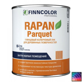 Лак Finncolor Rapan Parquet паркетный глянцевый 0,9 л Лак Finncolor Rapan Parquet паркетный глянцевый 0,9 л