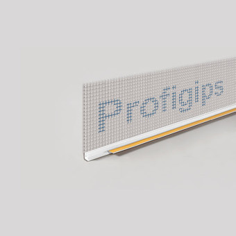 Профиль оконный примыкающий ProfiGips с армирующей сеткой 9 мм 2.4 м